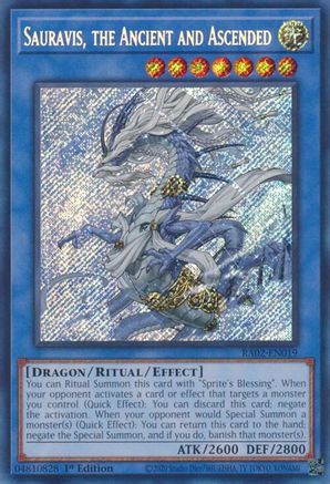 Sauravis, the Ancient and Ascended (Secret Rare) [RA02 - RA02-EN019]
