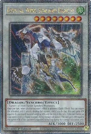 Crystal Wing Synchro Dragon (Quarter Century Secret Rare) [RA02 - RA02-EN029]
