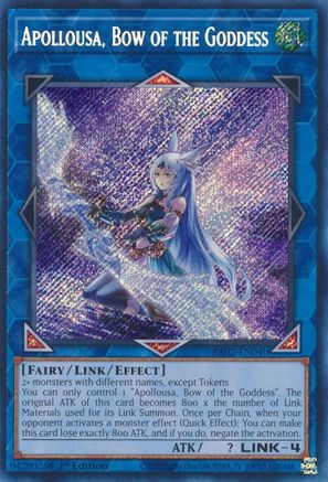 Apollousa, Bow of the Goddess (Alternate Art) (Secret Rare) [RA02 - RA02-EN040]