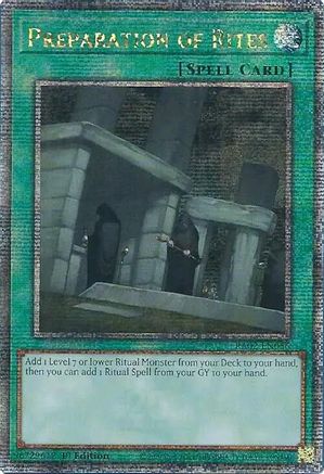 Preparation of Rites (Quarter Century Secret Rare) [RA02 - RA02-EN056]