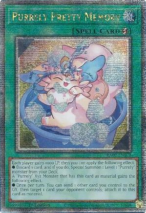 Purrely Pretty Memory (Quarter Century Secret Rare) [RA02 - RA02-EN072]