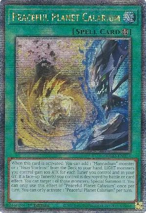 Peaceful Planet Calarium (Quarter Century Secret Rare) [RA02 - RA02-EN074]