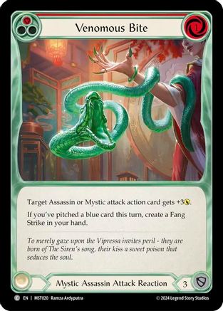 Venomous Bite (Red) (MST020) - Part the Mistveil Rainbow Foil