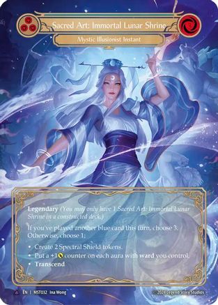 Sacred Art: Immortal Lunar Shrine // Inner Chi (Marvel) [MST - MST032]