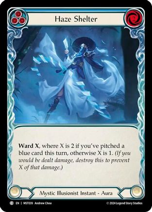 Haze Shelter (Blue) (MST039) - Part the Mistveil Rainbow Foil