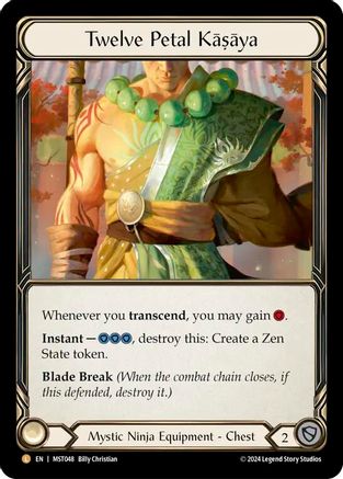 Twelve Petal Kasaya (MST048) - Part the Mistveil Rainbow Foil