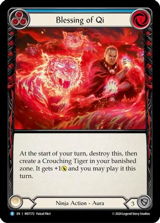 Blessing of Qi (Blue) [MST - MST172]