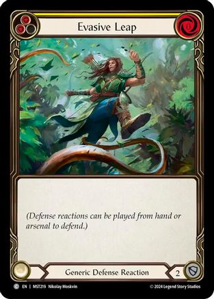 Evasive Leap (Yellow) (MST219) - Part the Mistveil Rainbow Foil