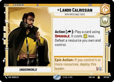 Lando Calrissian - With Impeccable Taste [SHD - 017/262]