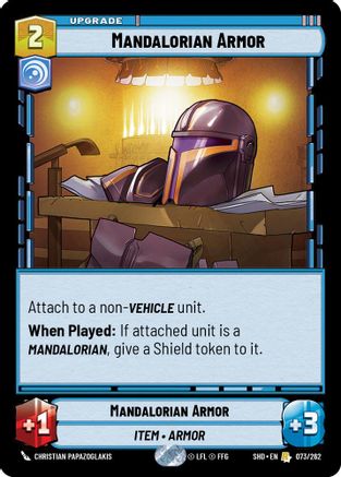 Mandalorian Armor (073/262) - Shadows of the Galaxy Foil