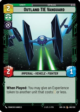 Outland TIE Vanguard (082/262) - Shadows of the Galaxy