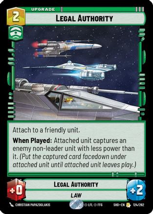 Legal Authority (124/262) - Shadows of the Galaxy Foil