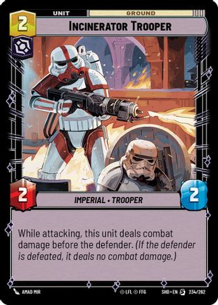 Incinerator Trooper (234/262) - Shadows of the Galaxy