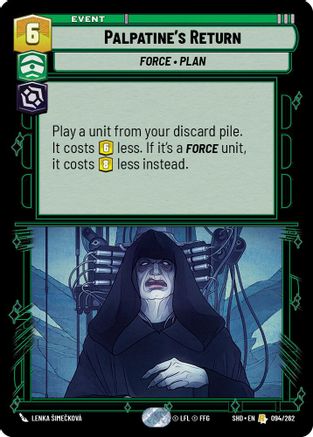 Palpatine's Return (094/262) - Shadows of the Galaxy Foil