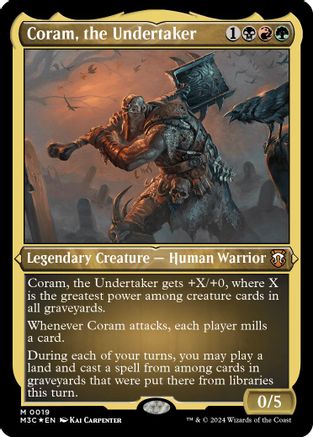 Coram, the Undertaker (Foil Etched) [M3C - 19]