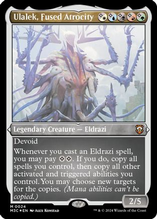 Ulalek, Fused Atrocity (Foil Etched) [M3C - 24]