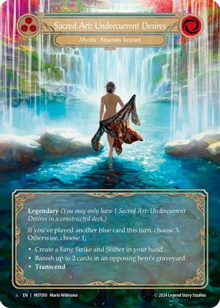 Sacred Art: Undercurrent Desires (Marvel) (MST010) - Part the Mistveil Cold Foil
