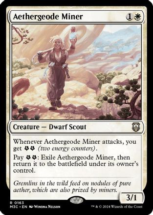 Aethergeode Miner (Ripple Foil) [M3C - 163]