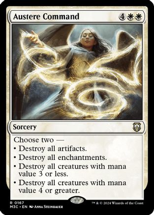 Austere Command (Ripple Foil) [M3C - 167]