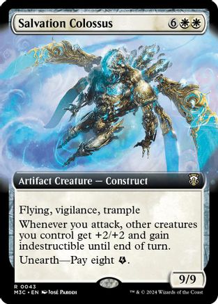 Salvation Colossus (Extended Art) (Ripple Foil) [M3C - 43]