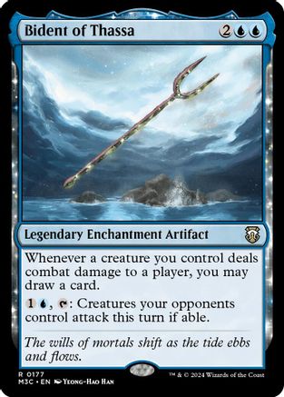 Bident of Thassa (Ripple Foil) [M3C - 177]