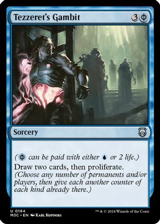Tezzeret's Gambit (Ripple Foil) [M3C - 194]