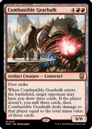 Combustible Gearhulk (Ripple Foil) [M3C - 210]