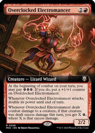 Overclocked Electromancer (Extended Art) (Ripple Foil) [M3C - 58]