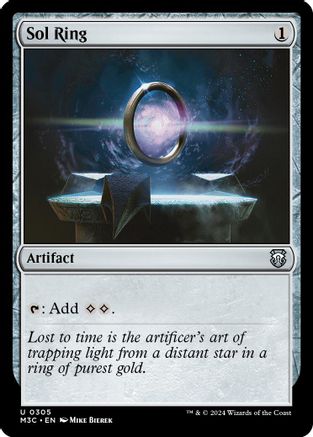 Sol Ring (Ripple Foil) [M3C - 305]