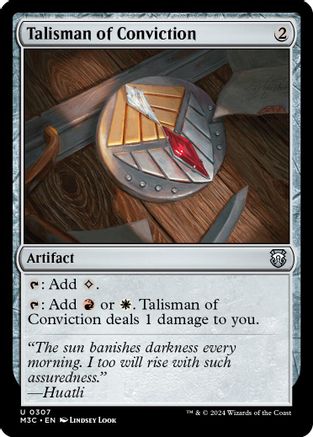 Talisman of Conviction (Ripple Foil) [M3C - 307]