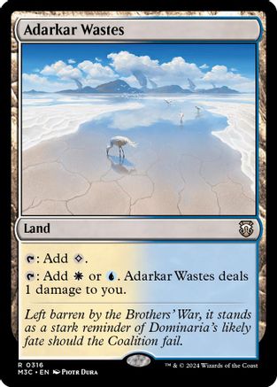 Adarkar Wastes (Ripple Foil) [M3C - 316]
