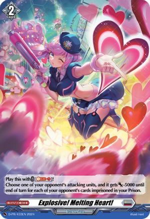 Explosive! Melting Heart! (Foil) (433) (D-PR/433EN) - D Promo Cards