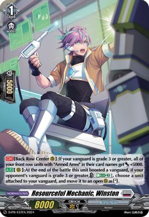 Resourceful Mechanic, Winston (Foil) (D-PR/437EN) - D Promo Cards