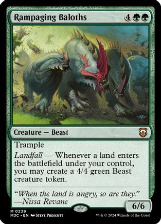 Rampaging Baloths (Ripple Foil) [M3C - 239]