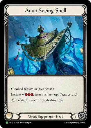 Aqua Seeing Shell - LGS274 [PR - LGS274]