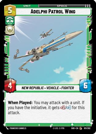Adelphi Patrol Wing (101/262) - Shadows of the Galaxy Foil