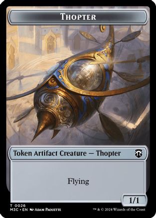 Thopter // Copy Double-Sided Token [M3C - 26 // 1]