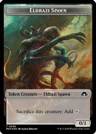 Eldrazi Spawn (Ripple Foil) // Eldrazi Scion Double-Sided Token [M3C - 38 // 3]