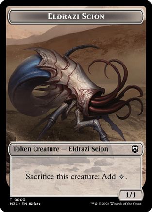 Eldrazi Scion (Ripple Foil) // Eldrazi Spawn Double-Sided Token [M3C - 3 // 2]