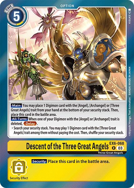 Descent of the Three Great Angels [EX06 - EX6-068 R]