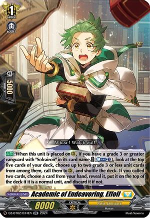 Academic of Endeavoring, Effoll [DZ-BT02 - DZ-BT02/034EN]