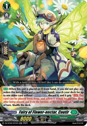 Fairy of Flower-nectar, Coutir (DZ-BT02/037EN) - DZ-BT02: Illusionless Strife