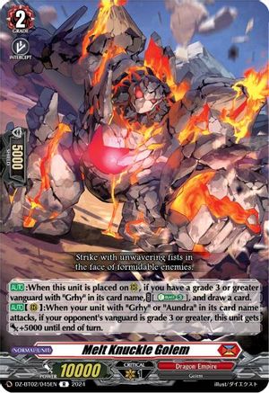 Melt Knuckle Golem [DZ-BT02 - DZ-BT02/045EN]