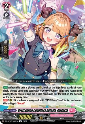 Overcoming Countless Defeats, Amducia [DZ-BT02 - DZ-BT02/063EN]
