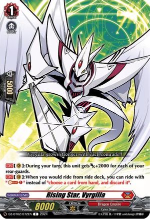 Rising Star, Vyrgilla [DZ-BT02 - DZ-BT02/072EN]