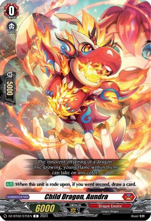 Child Dragon, Aundra [DZ-BT02 - DZ-BT02/075EN]
