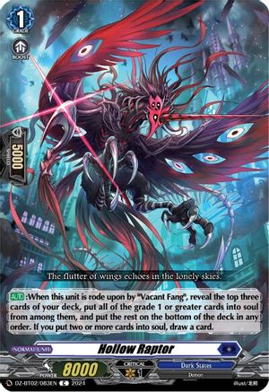 Hollow Raptor [DZ-BT02 - DZ-BT02/083EN]