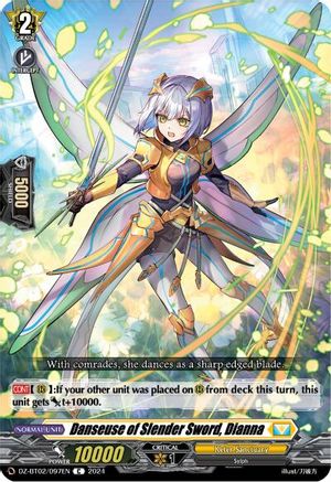 Danseuse of Slender Sword, Dianna [DZ-BT02 - DZ-BT02/097EN]