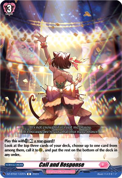 Call and Response [DZ-BT02 - DZ-BT02/122EN]