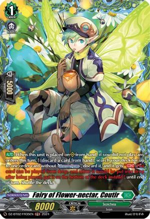 Fairy of Flower-nectar, Coutir (FR) (DZ-BT02/FR35EN) - DZ-BT02: Illusionless Strife